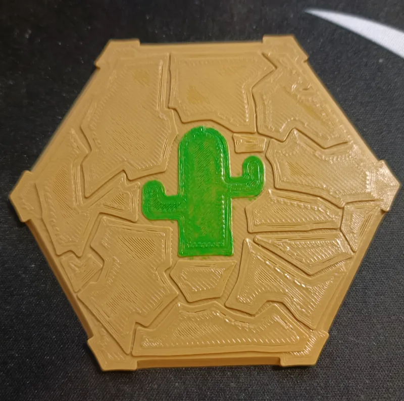Catan desert tile remix