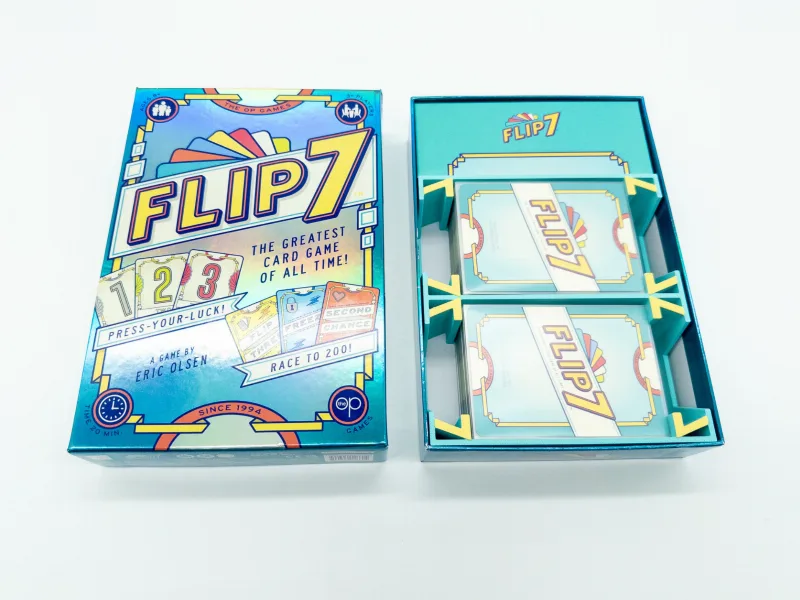Flip 7 Insert/Box, fits sleeved cards - 2 Sizes