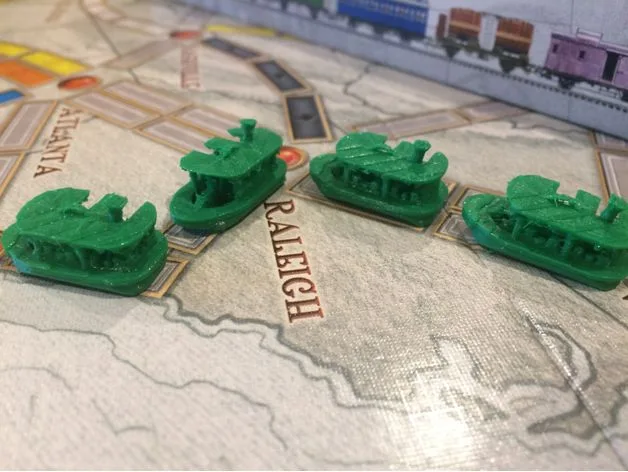 TTR Jungle Cruise Boat Playing Pieces