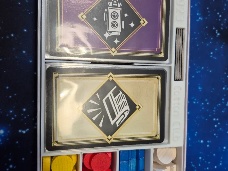 Insert for game 1923 Cotton Club