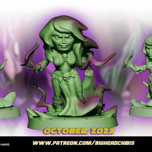 morgan le fay marvel united chibi style