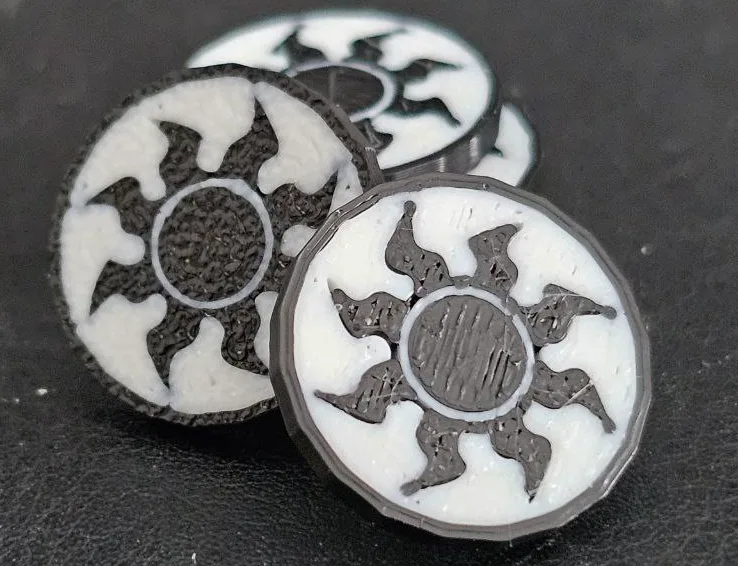 White Mana Token for Magic The Gathering