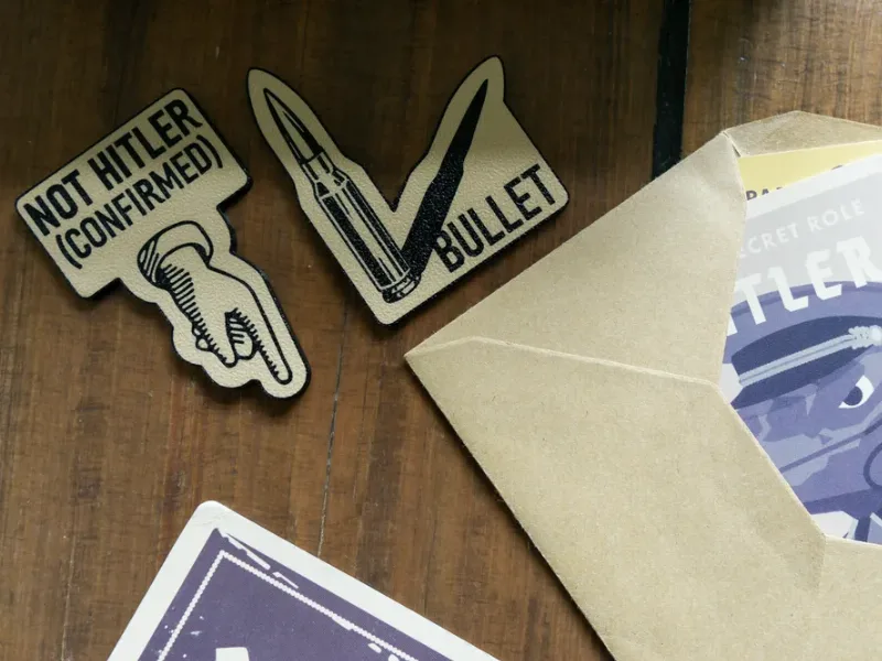 Secret Hitler extra game pieces.