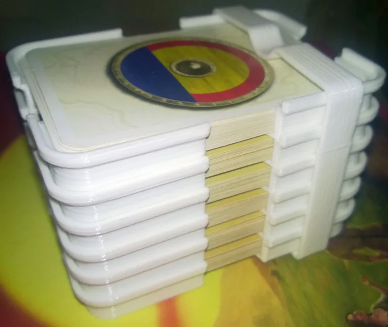 Stackable Catan Card Organizer