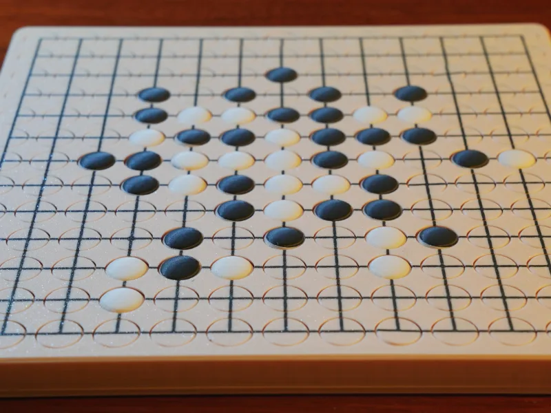 13×13 - flip the go board Flip Go/Gomoku/Draughts