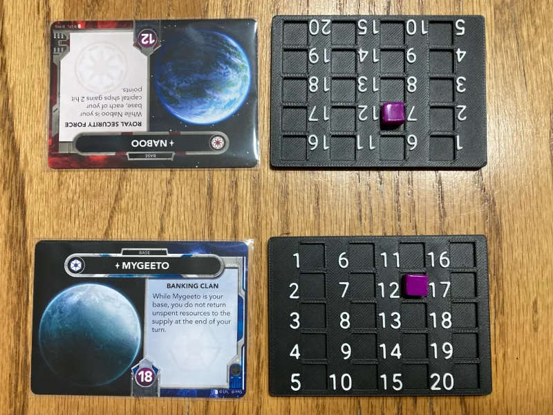 Star Wars The Deckbuilding Game Health Tracker