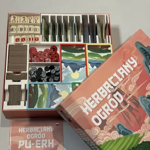 Tea Garden + Pu-Erh expansion - Board Game Insert & Organizer