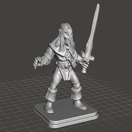 HeroQuest - Elf (Alb) Repaired