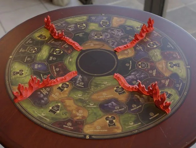 Return to Dark Tower: Curved Rivers of Fire