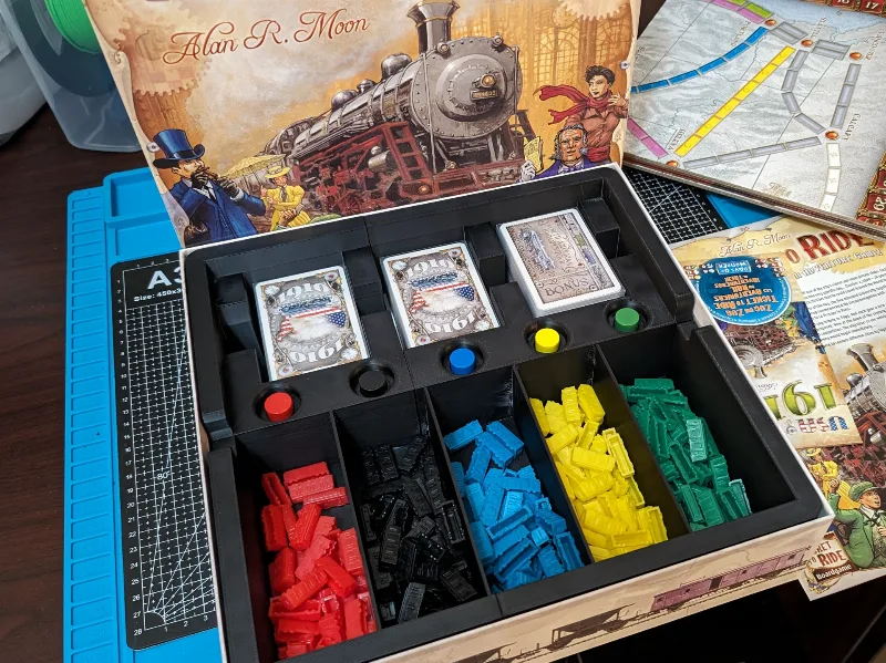 Ticket to Ride insert - USA Europe Nordic