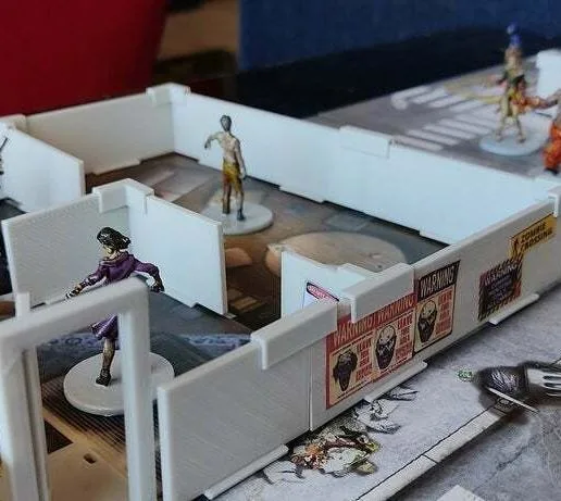 Simple Low Wall System - Zombicide Modern / Classic