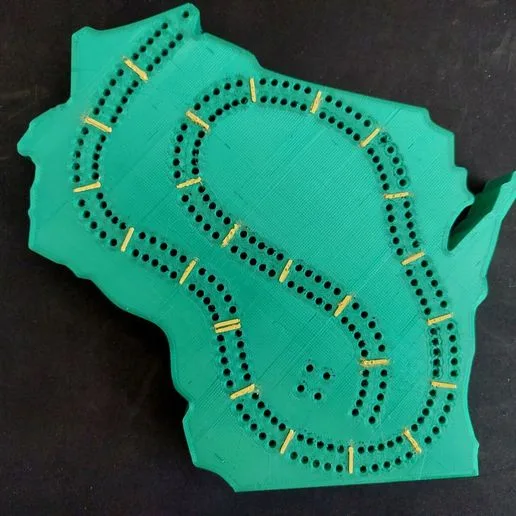 Wisconsin Cribbage Board