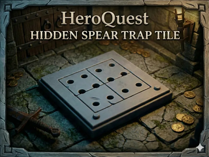 HeroQuest - Hidden Spear Trap Tile