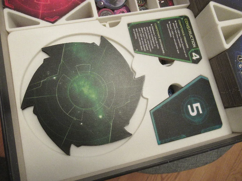 Twilight Imperium fourth edition + Prophecy of kings - Add-on for Hextra organizer