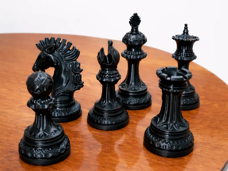 Royal Ornate Tournament Chess pieces 