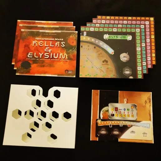 TERRAFORMING MARS - V2 box for the game boards published by Intrafin Games / Fryxgames
