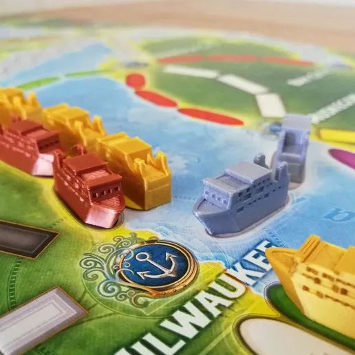 Ticket to Ride Rails & Sails - Ships