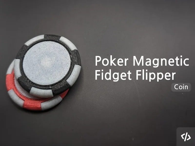Poker Chip flipper fidget (even without AMS)