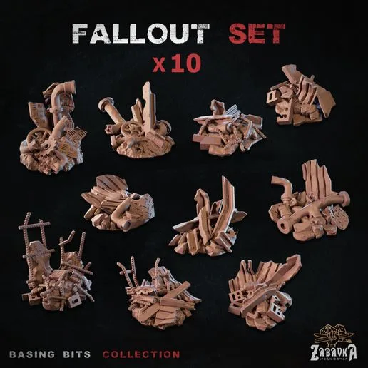 Fallout set - Basing Bits