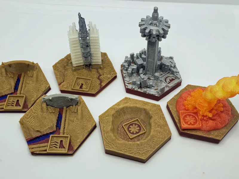 RifRaf 3D Terraforming Mars Big Box Tiles