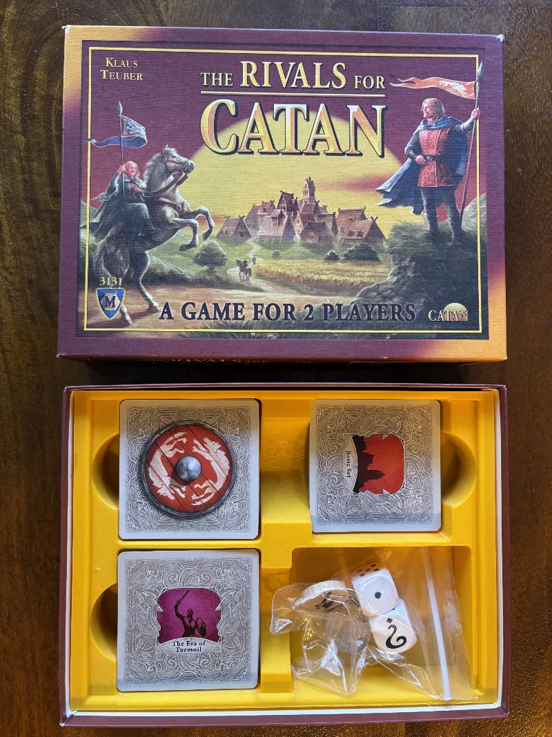 Rivals for Catan card storage insert
