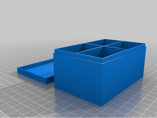 Box with Cover and Division - Parametrisable
