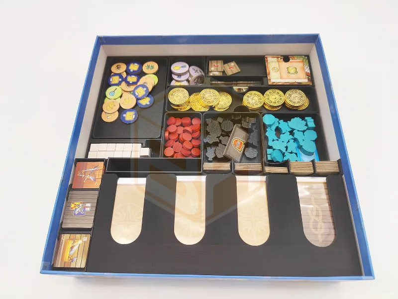 Organizing insert for Maracaibo board game by Super Meeple