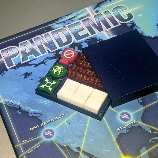 COVID-19: A Pandemic Scenario boardgame organizer