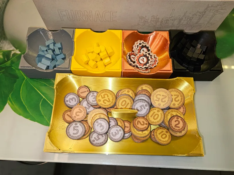 Furnace board game modular insert