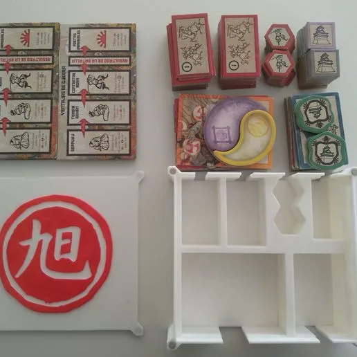 Rising Sun organizer board game