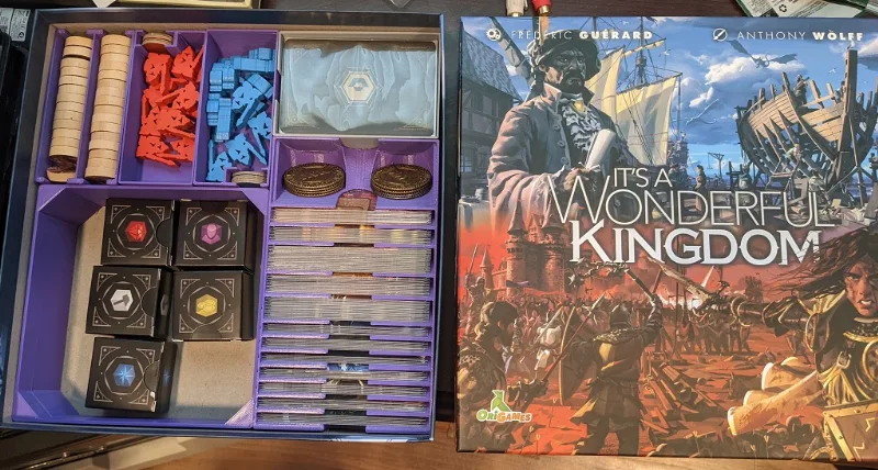 It's a Wonderful Kingdom Board Game Insert