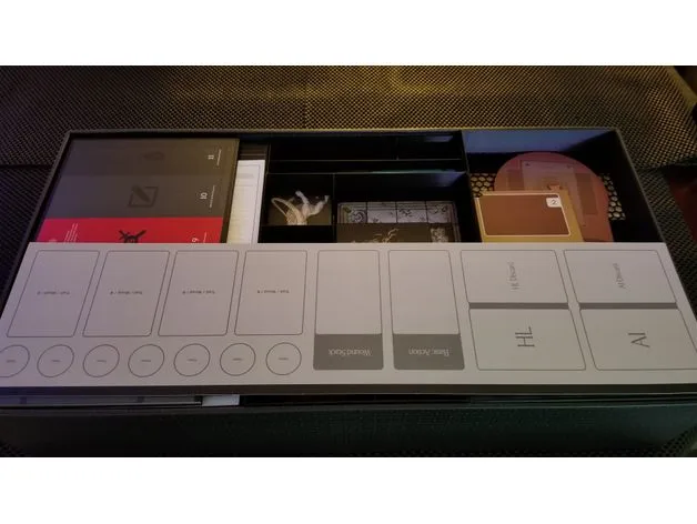 Kingdom Death - Box Organizer, Token Trays, Extras