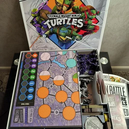 Unmatched Adventures: Teenage Mutant Ninja Turtles (TMNT) all-in organizer & insert
