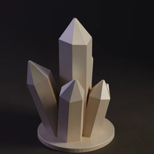 Crystal Terrain Formation – Sci-Fi Landscape Marker for Terraforming Mars