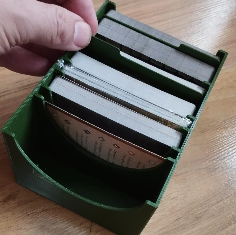Gloomhaven large card box with dividers