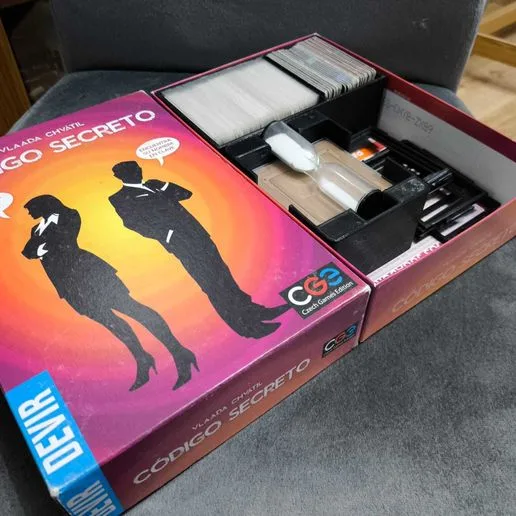 Board game insert Secret code (Codenames)