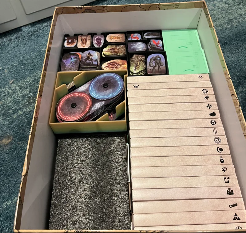 Gloomhaven Box Insert Organizer
