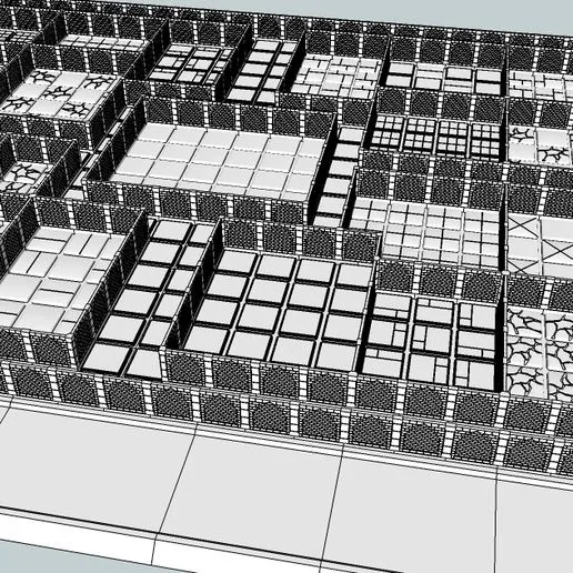 HEROQUEST BASE 3D BOARD