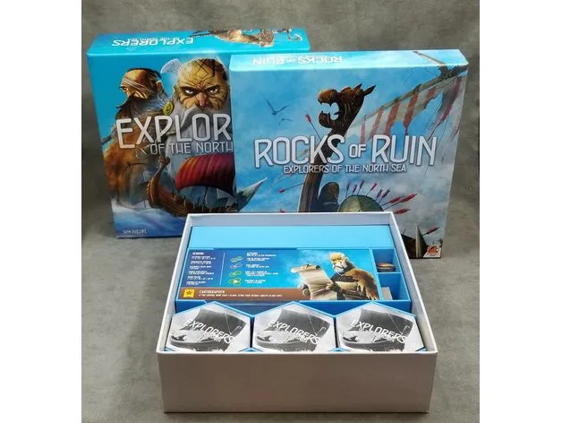 Karve - Board game Insert for Explorers of the North Sea and Rocks of Ruin Expansion