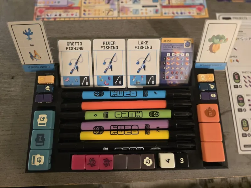 Tend Board Game Player Board & Insert System (IV Studios)
