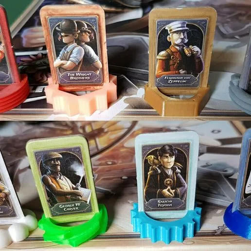 Steampunk Rally Character Stands - 2x8 variations