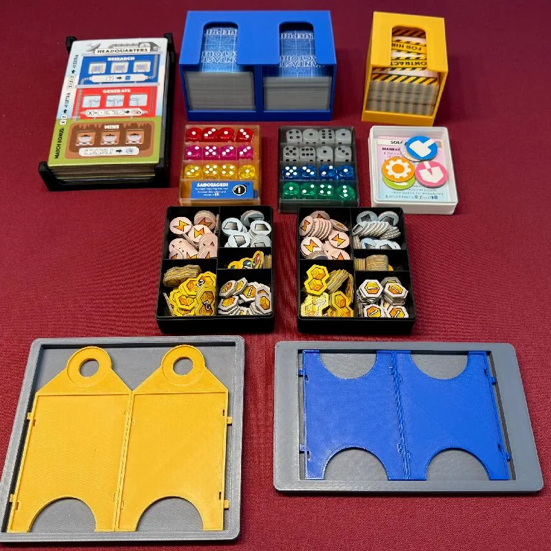 Fantastic Factories + Manufactions & Subterfuge expansions insert