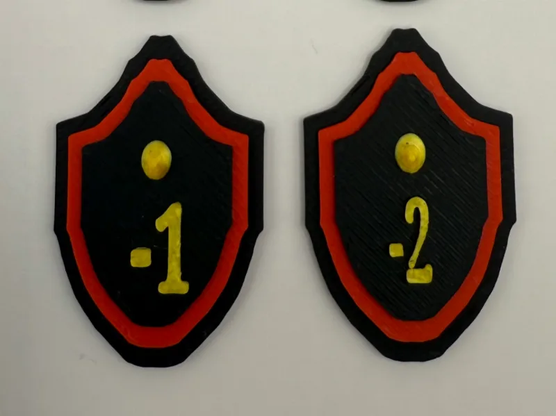 Flesh and Blood Short Armor Shield Tokens