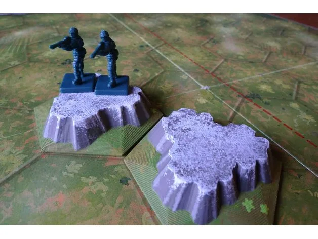 Mountain Tile for Memoir '44 Board Game