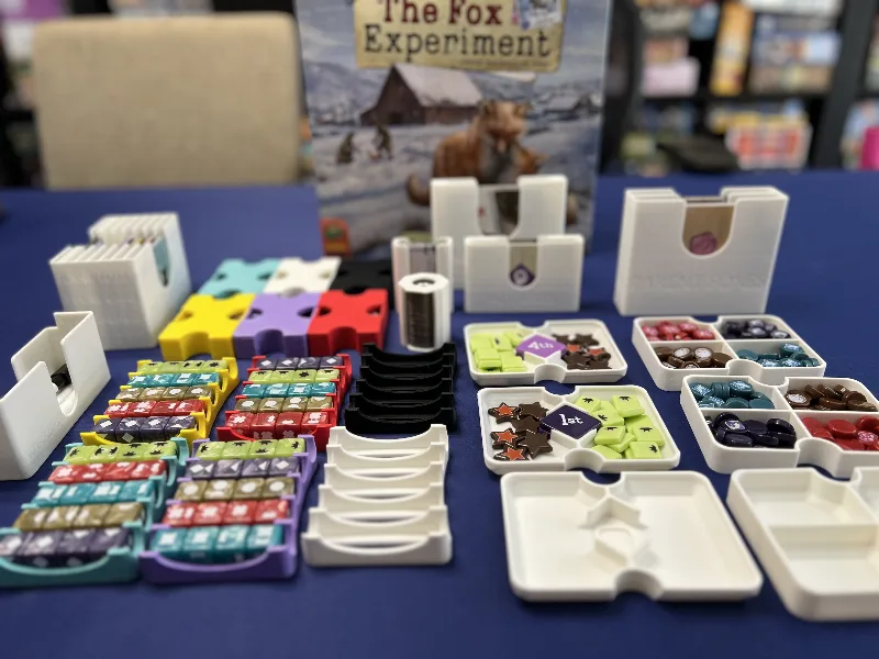 The Fox Experiment Insert - Now with 5-6 Player Expansion Parts!