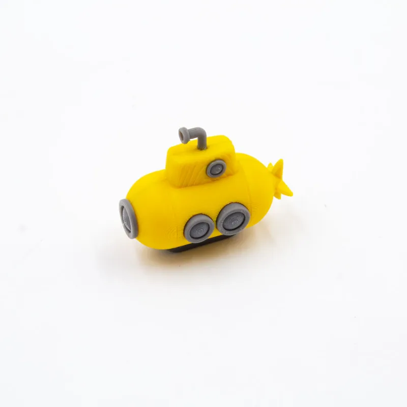 Yellow Submarine & Wave First Player Token – Endeavor: Deep Sea compatible by @ammedia3d