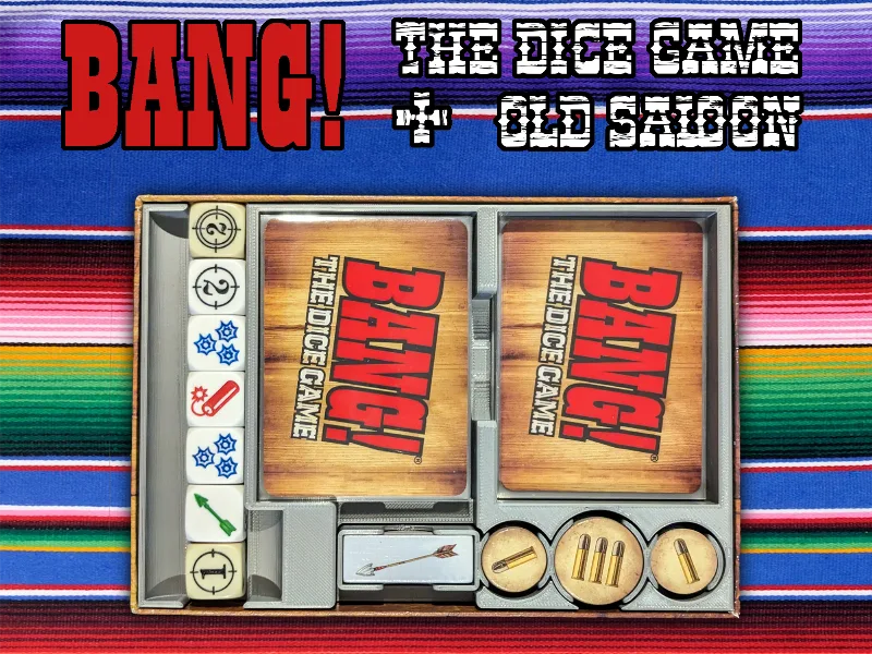 BANG! The Dice Game + Old Saloon Insert (Fits Premium Sleeves)