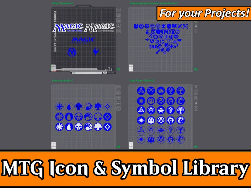 Magic the Gathering Icon & Symbol Library - MTG