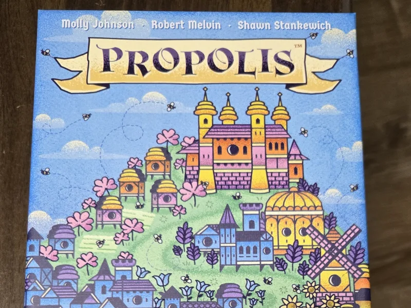 Propolis game box insert (holds sleeved cards)