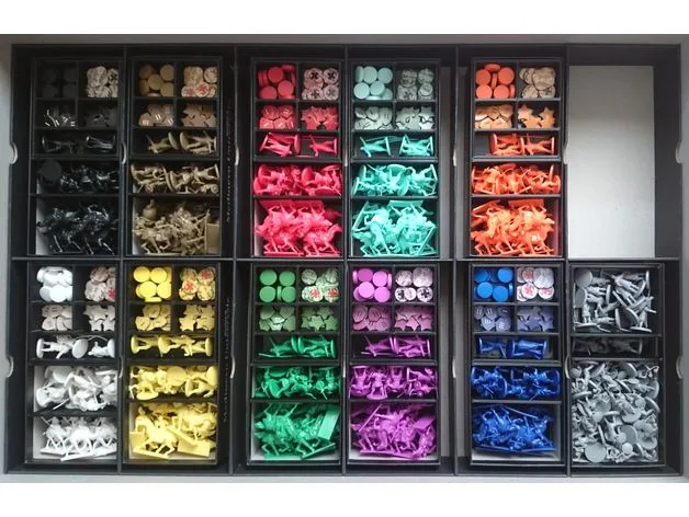 Player Boxes Organizers for Medioevo Universale